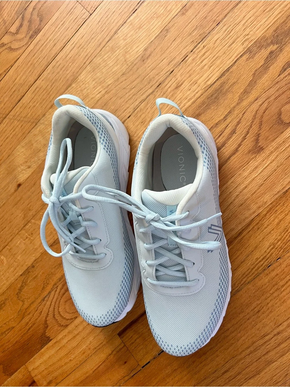 Vionic Women's Priscilla Ice Blue Mesh Athletic Sneakers